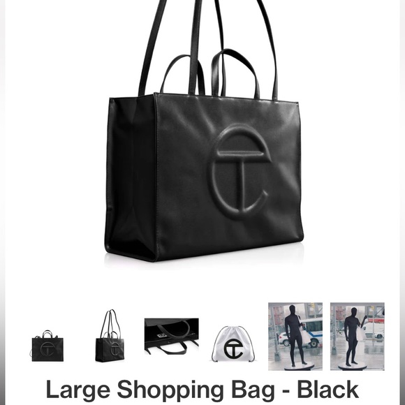 Large Black Telfar Bag - Picture 9 of 9
